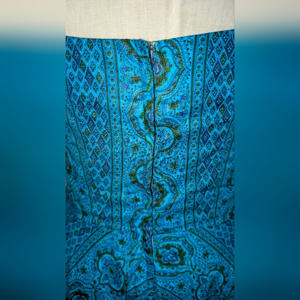 Nodee's Elegant Blue Patterned Dress - image 7